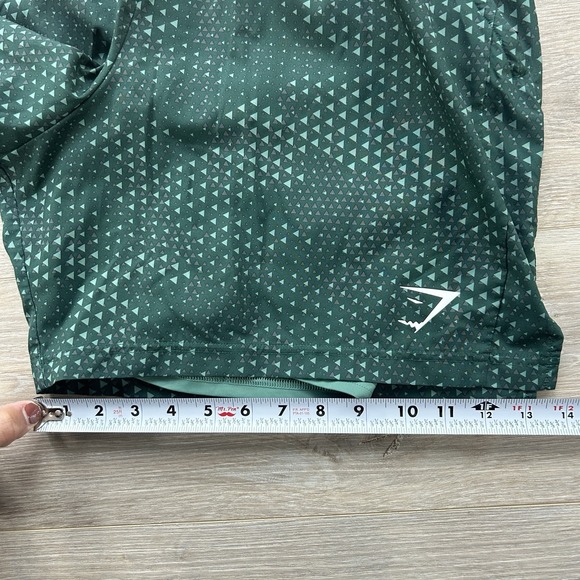 Gymshark XL Sport 2 In 1  7" Shorts Hoya Green Gym Workout Weightlift Crossfit - Picture 14 of 14